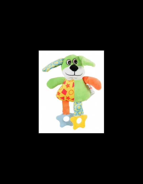 zolux gioco cane peluche puppy verde 480079ver